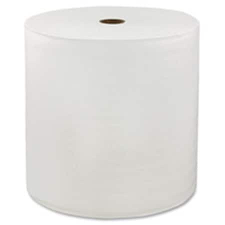 Bedding Beyond 7 in. x 850 ft. Locor  Hard Wound Roll Towels, White BE3203813